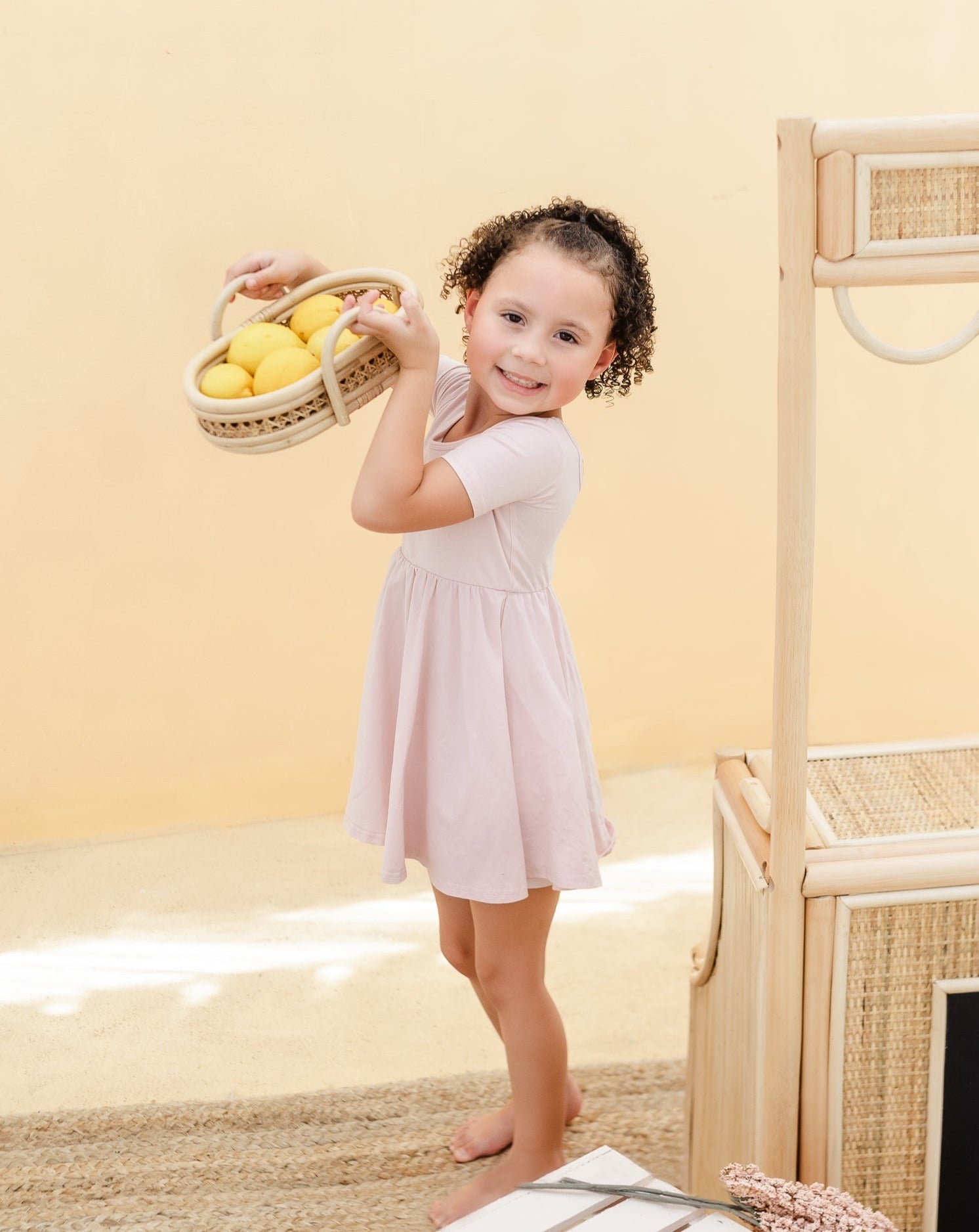 Little Rattan Play Tray Organization Ellie & Becks Co.   