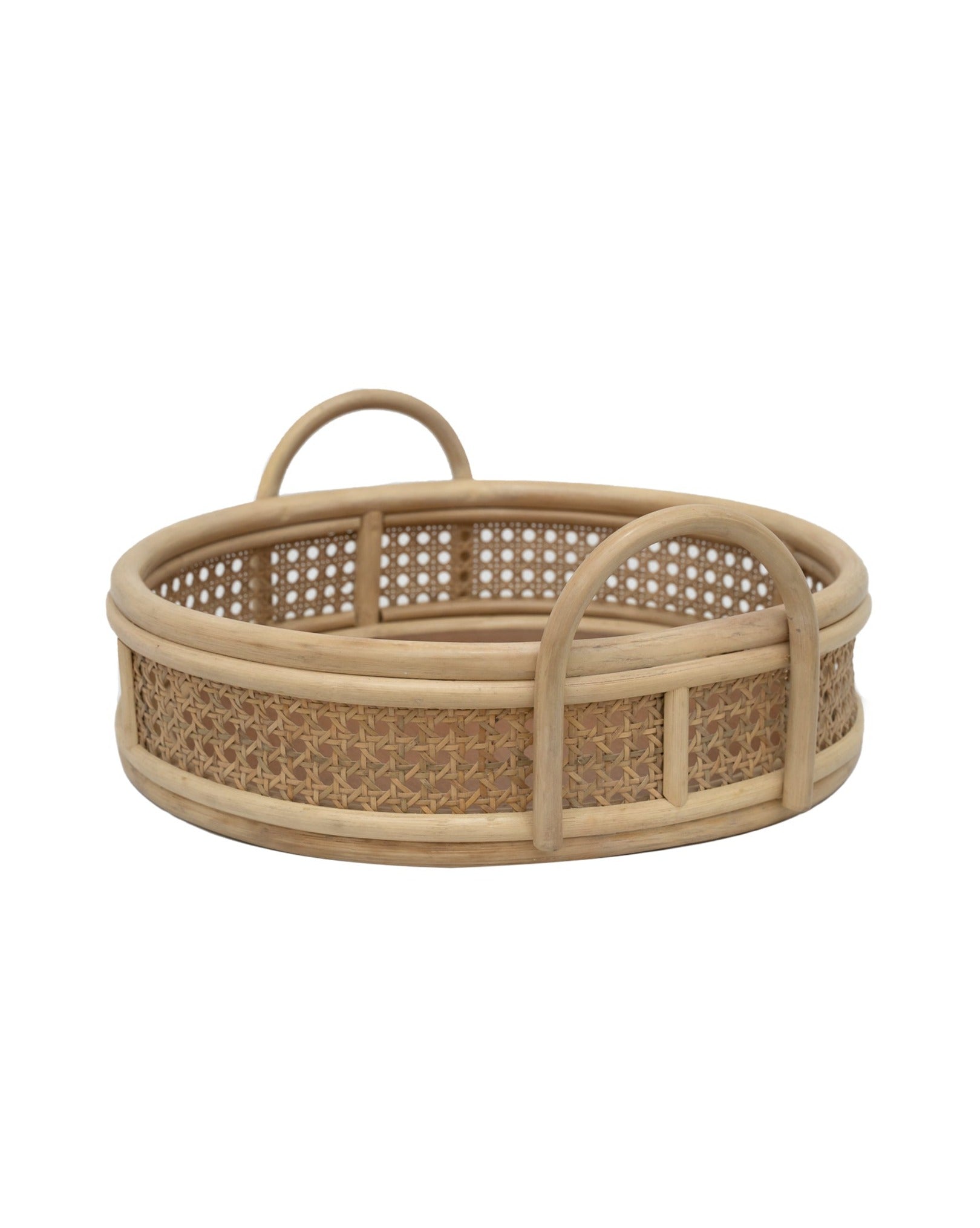 Rattan Full Size Serving Tray Organization Ellie & Becks Co.   