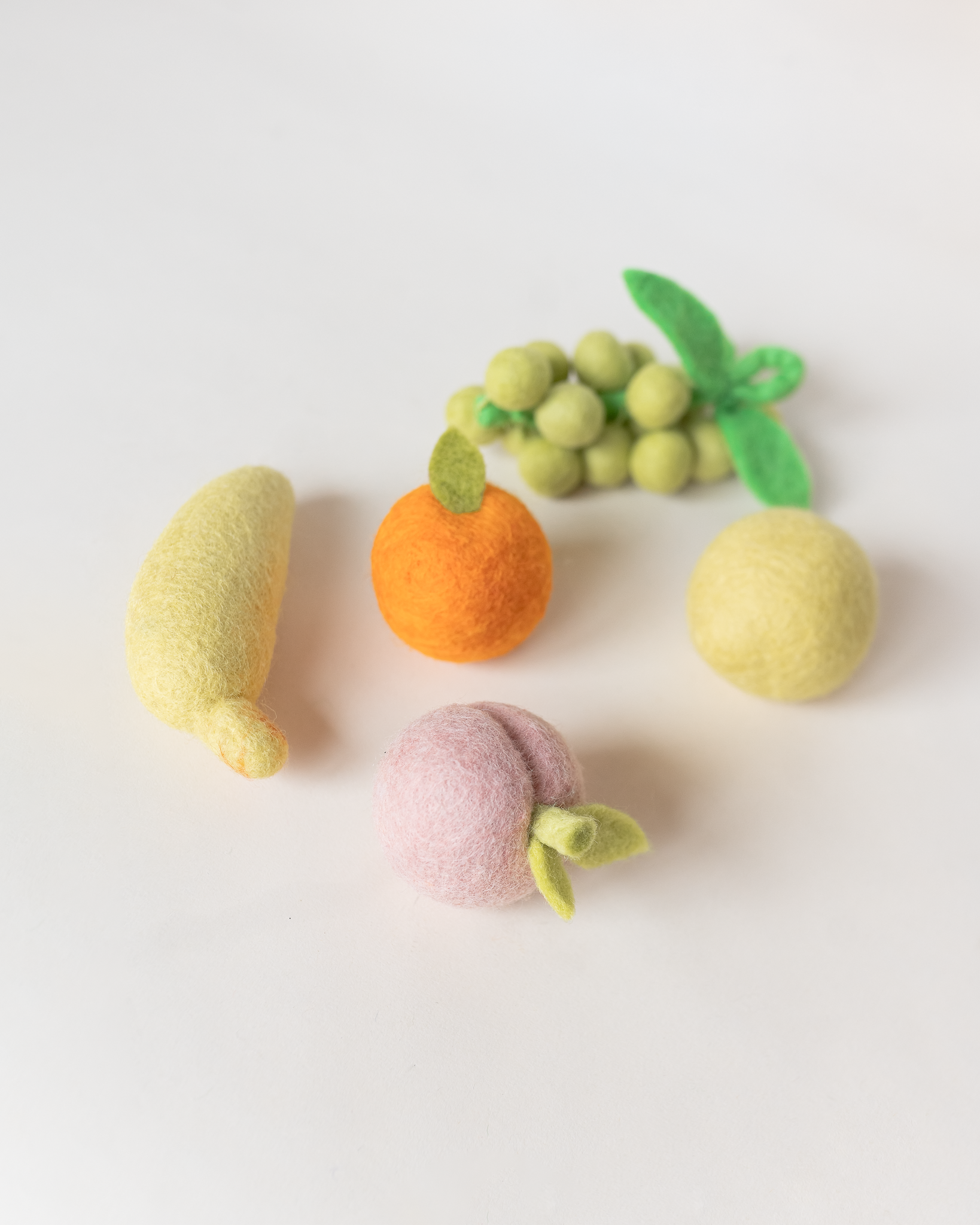 Felt Fruit Plushes Ellie & Becks Co. Orange  