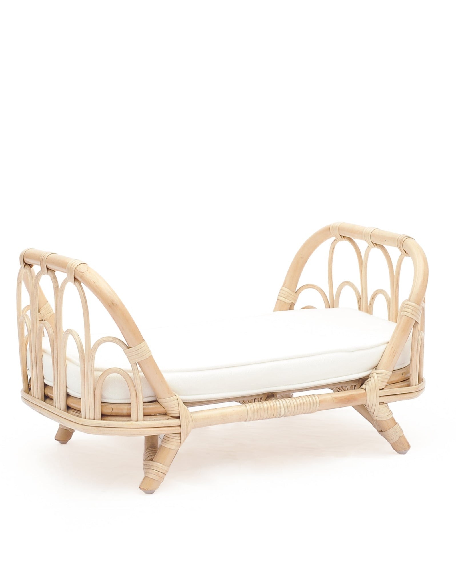 Quinn Doll Daybed - Natural Doll Furniture Ellie & Becks Co.   