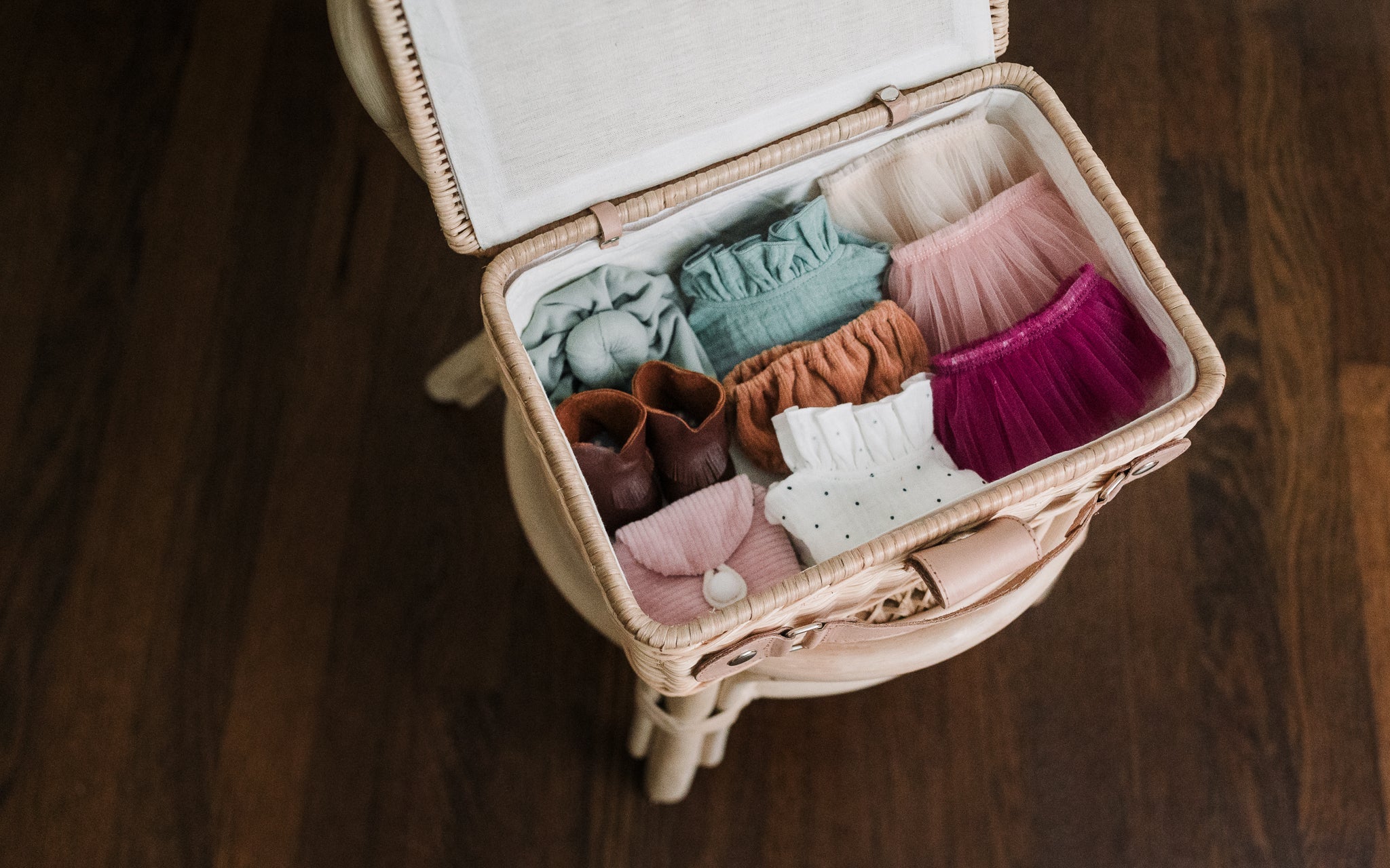 Wicker Suitcases Organization Ellie & Becks Co.   