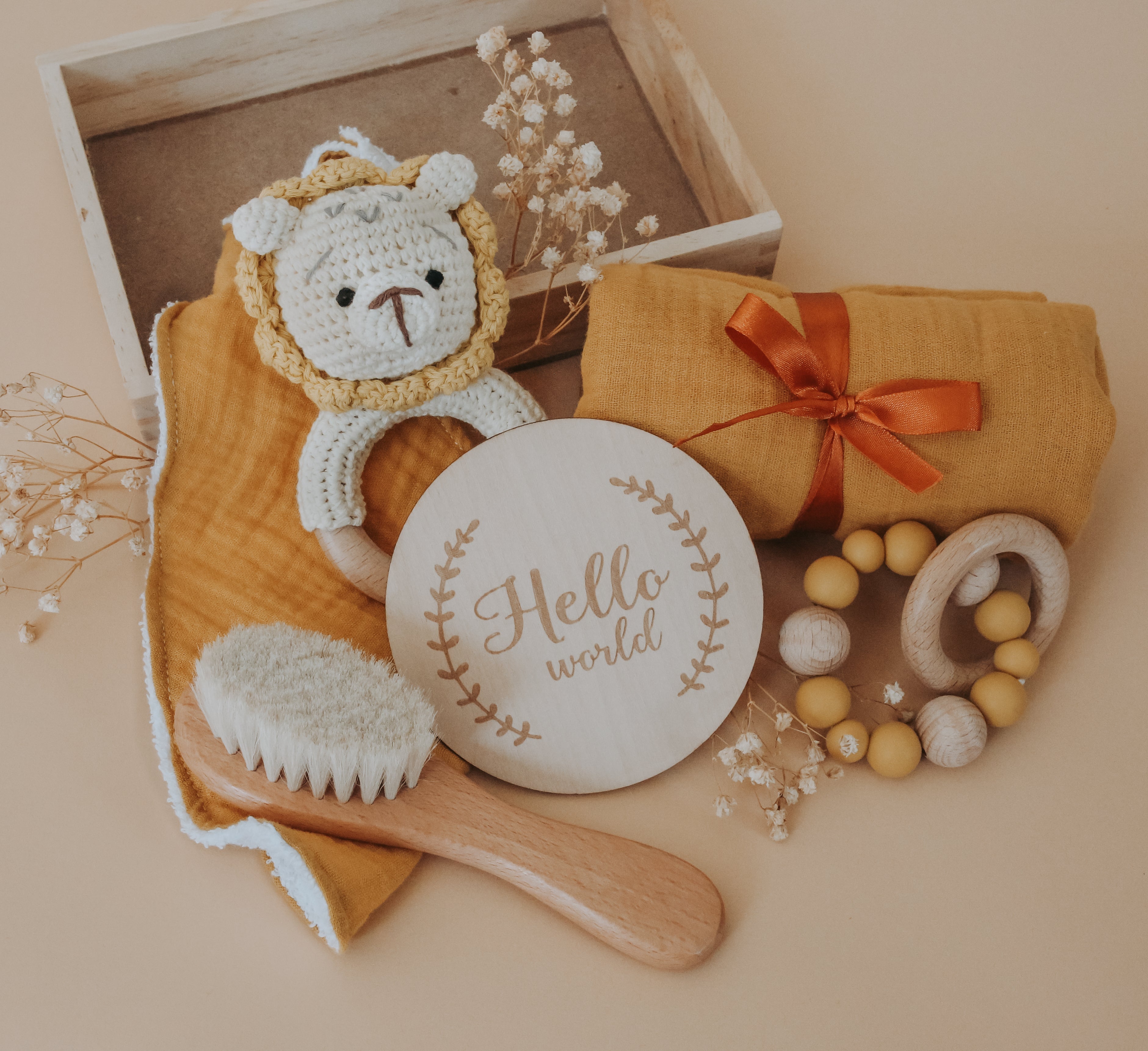 Newborn Gift Box Baby Gift Sets embé® Yellow Lion  