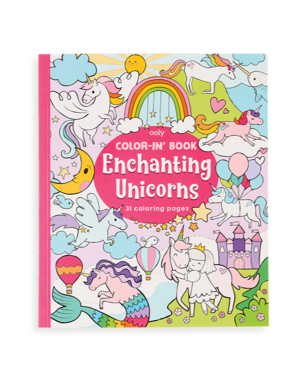 Color-in-Book - Enchanting Unicorns