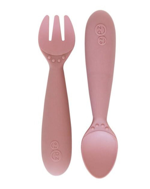 Silicone Feeding Spoons - Cambridge Blue/Shifting Sand- 2 Pack – Little  Wonder & Co