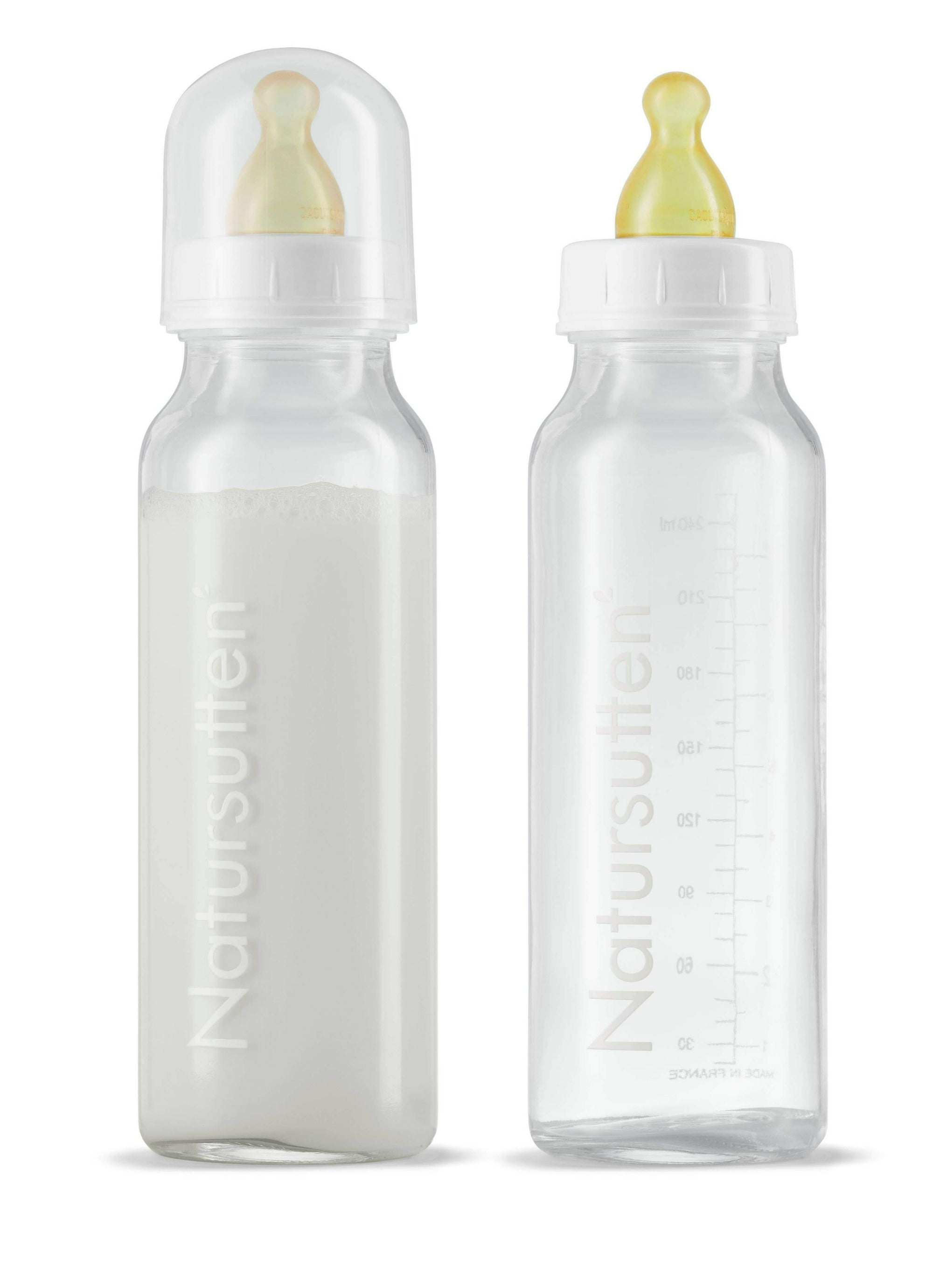 Natursutten® Glass Baby 8oz Bottles - 2 Pack Feeding Natursutten®   