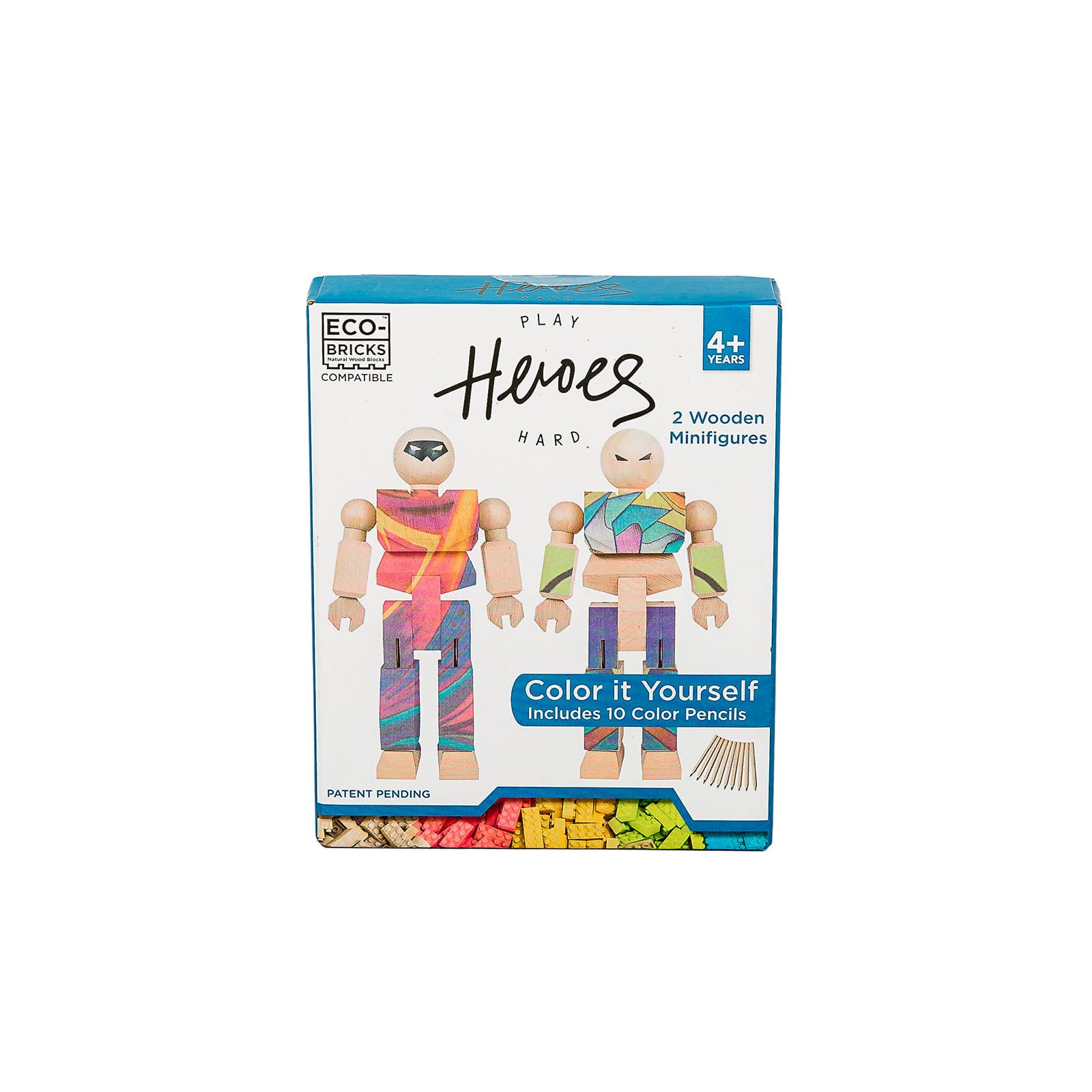 Playhard Heroes DIY 2pk Mini-Figures Blocks Once Kids   