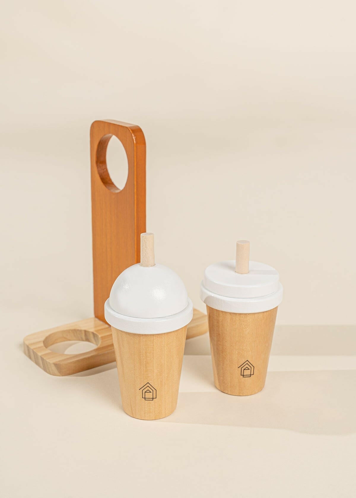 Wooden Coffee Maker Set - Seafoam & Tera Play Kitchen Coco Village   