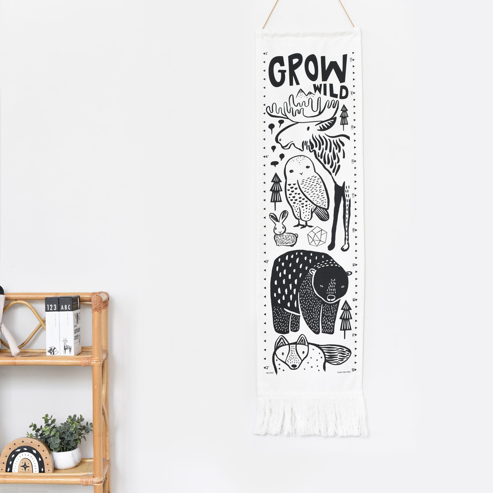 Canvas Growth Chart - Nordic Decor Wee Gallery   