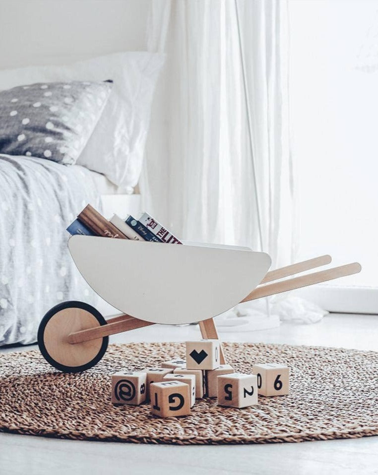 Wooden Toy Wheelbarrel - Wooden Toys for Toddlers | Modern & Minimal Toys