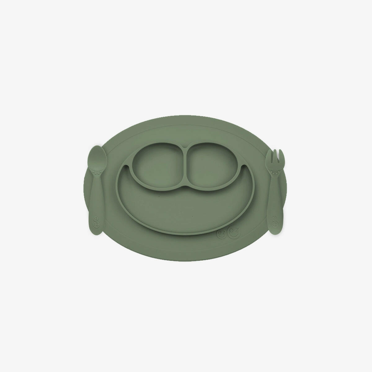 Mini Feeding Set Retail ezpz Olive  