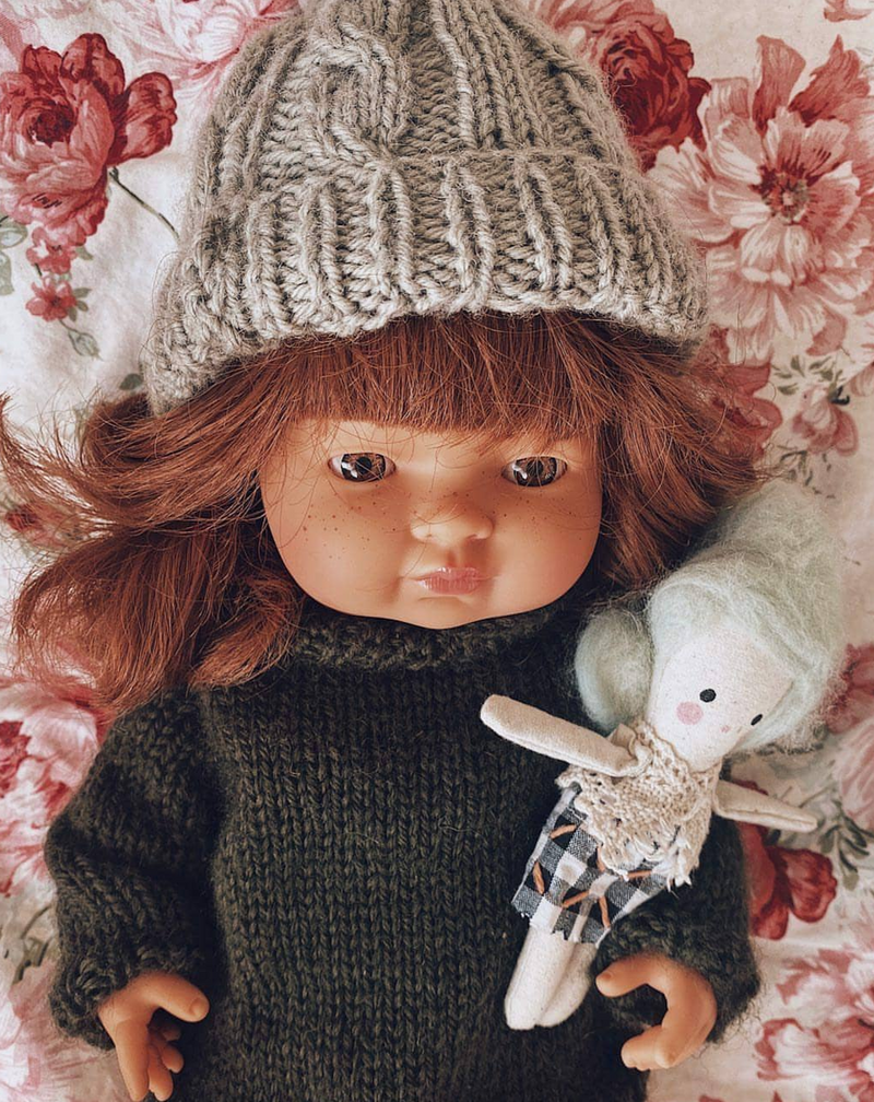 Baby Girl Doll Readhead | Miniland
