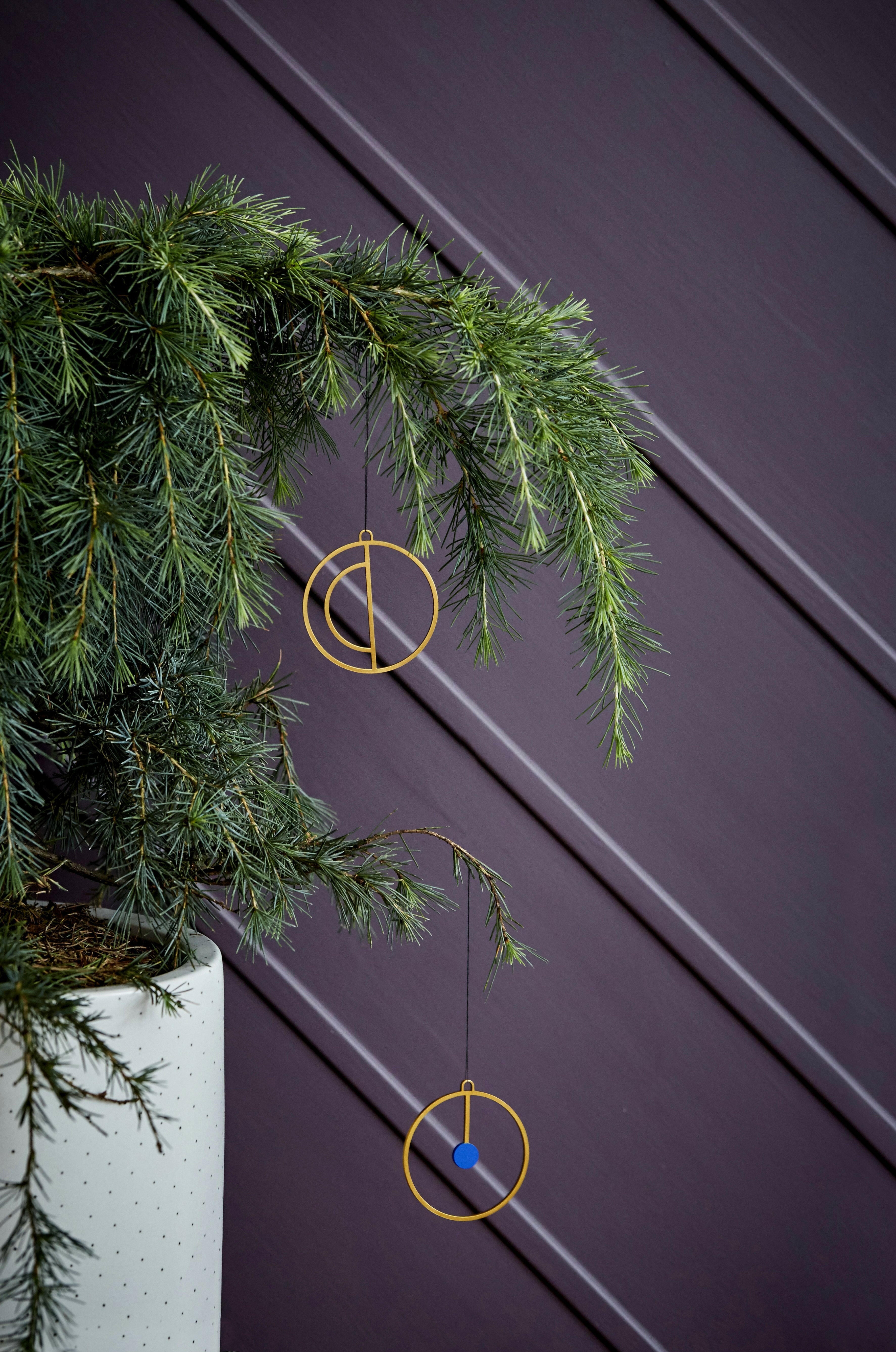 Joulu Ornament - Brass / Blue  OYOY   