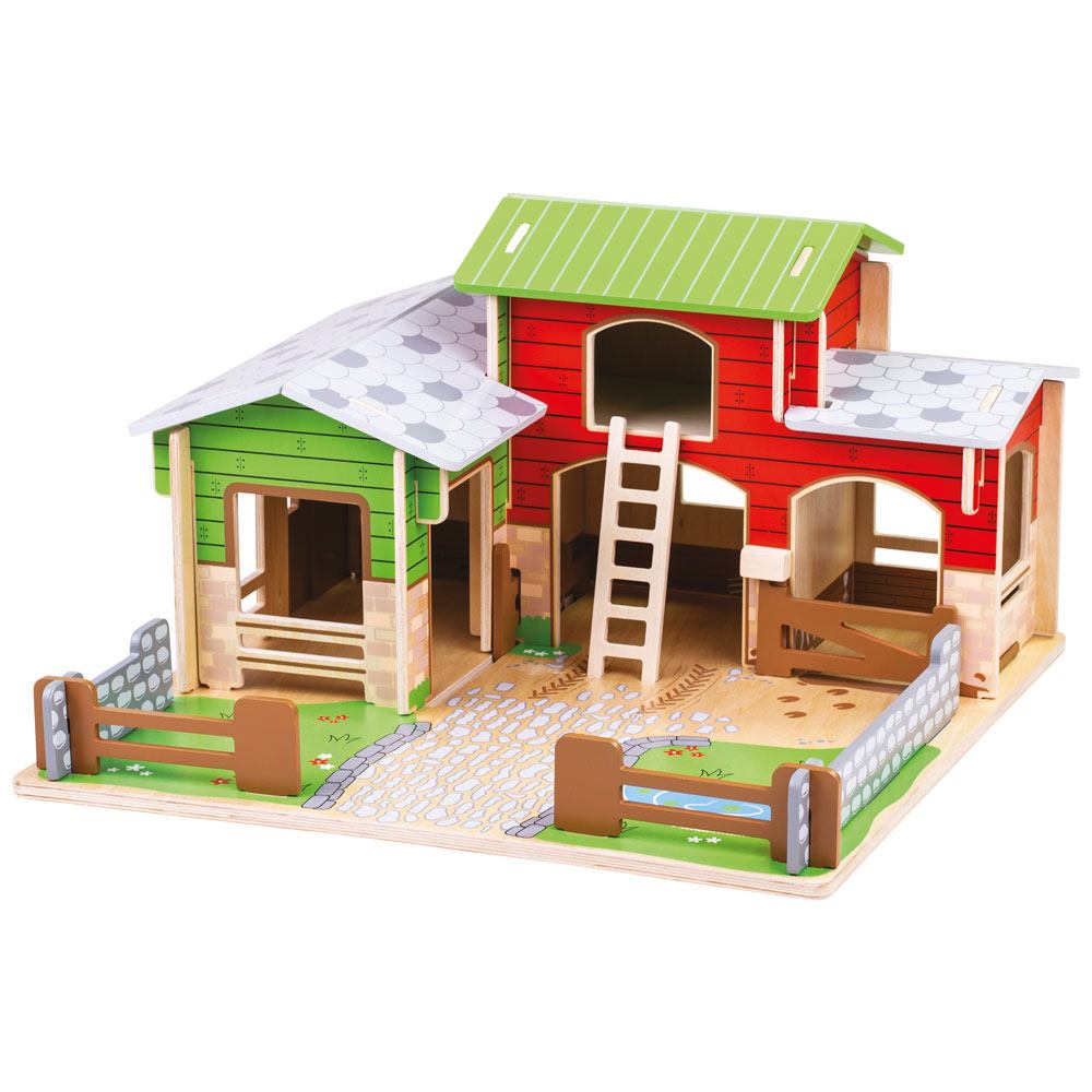 Cobblestone Farm by Bigjigs Toys US  Bigjigs Toys US   