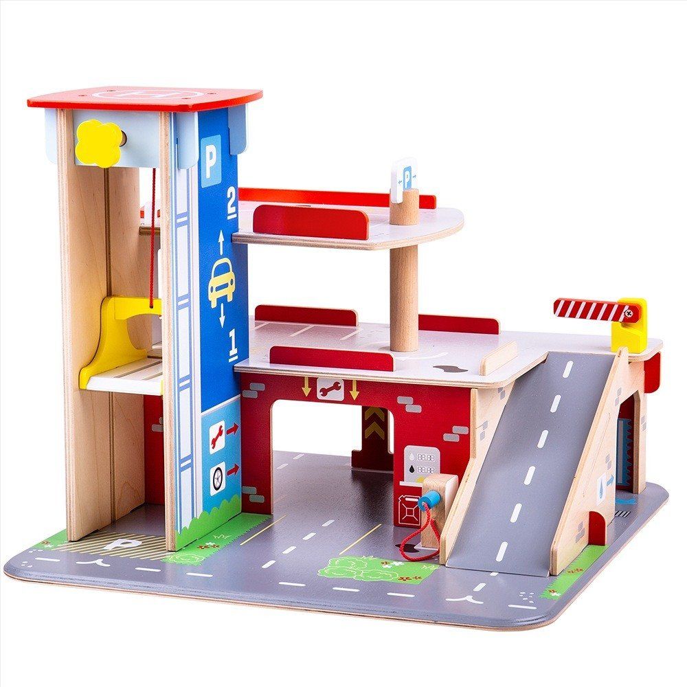 Park & Play Garage by Bigjigs Toys US  Bigjigs Toys US   