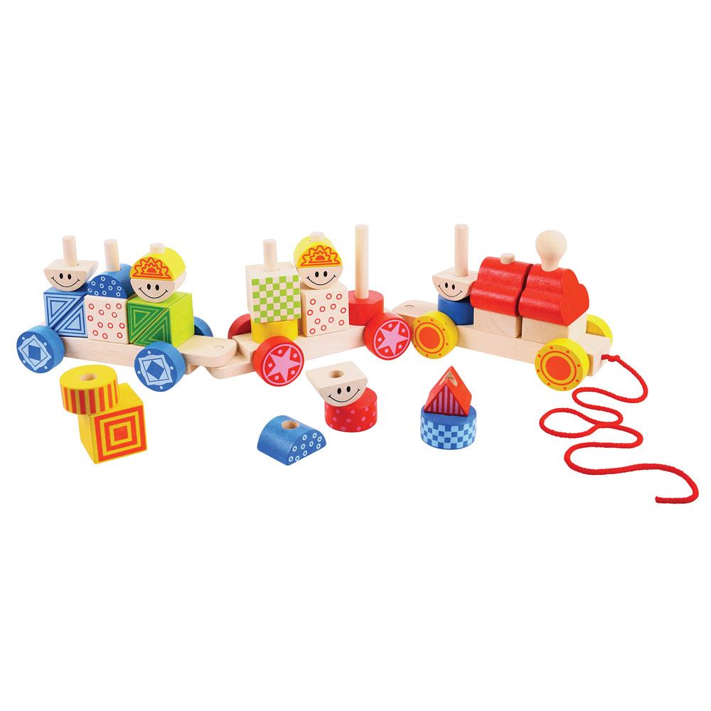 Build Up Train by Bigjigs Toys US  Bigjigs Toys US   