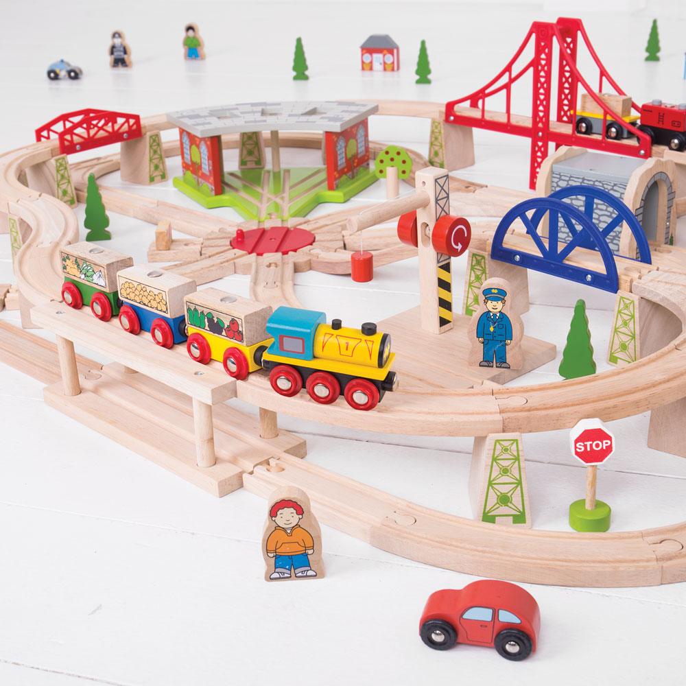 Freight Train Set by Bigjigs Toys US  Bigjigs Toys US   