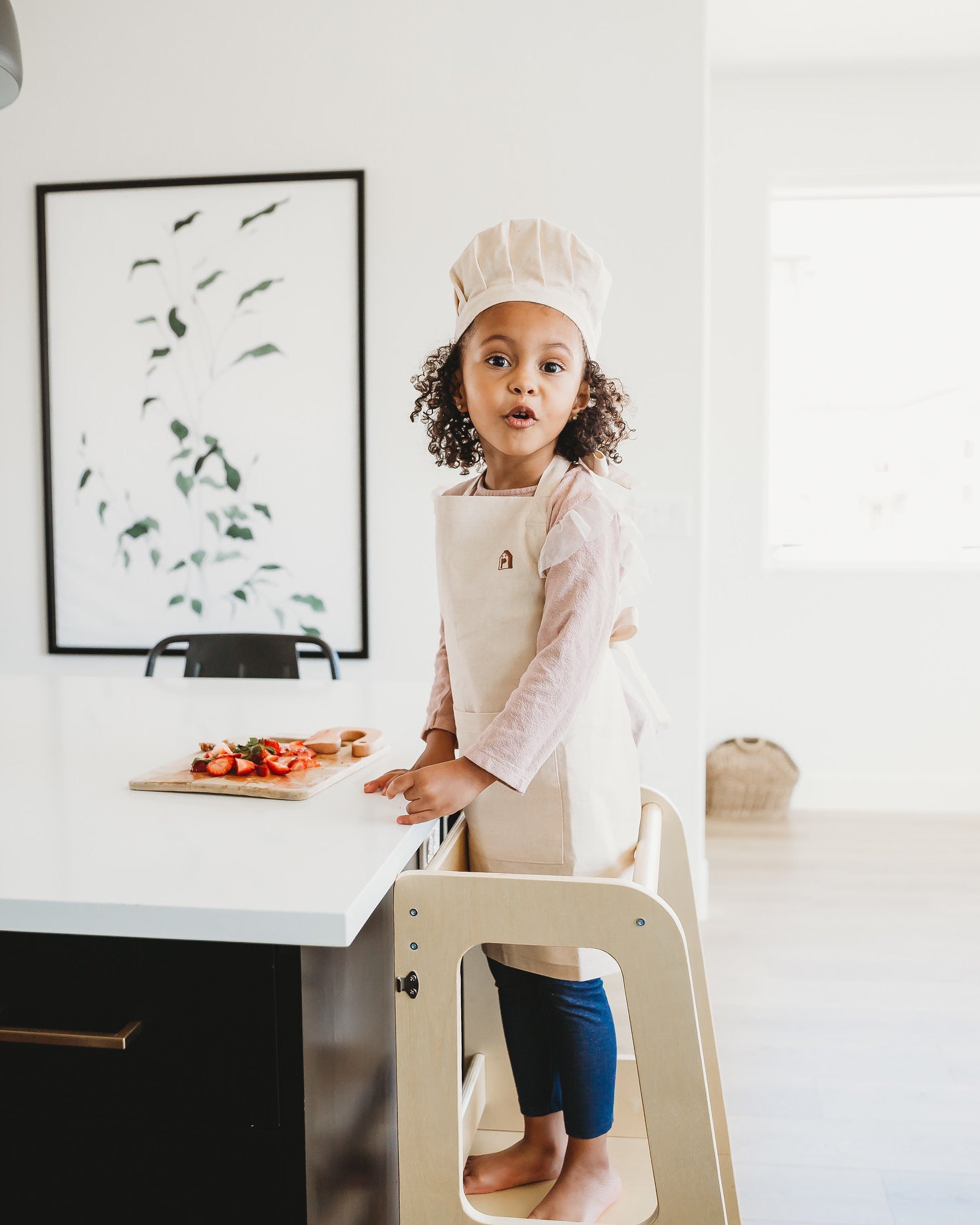 Mini Chef Apron & Hat Set Kitchen Piccalio   