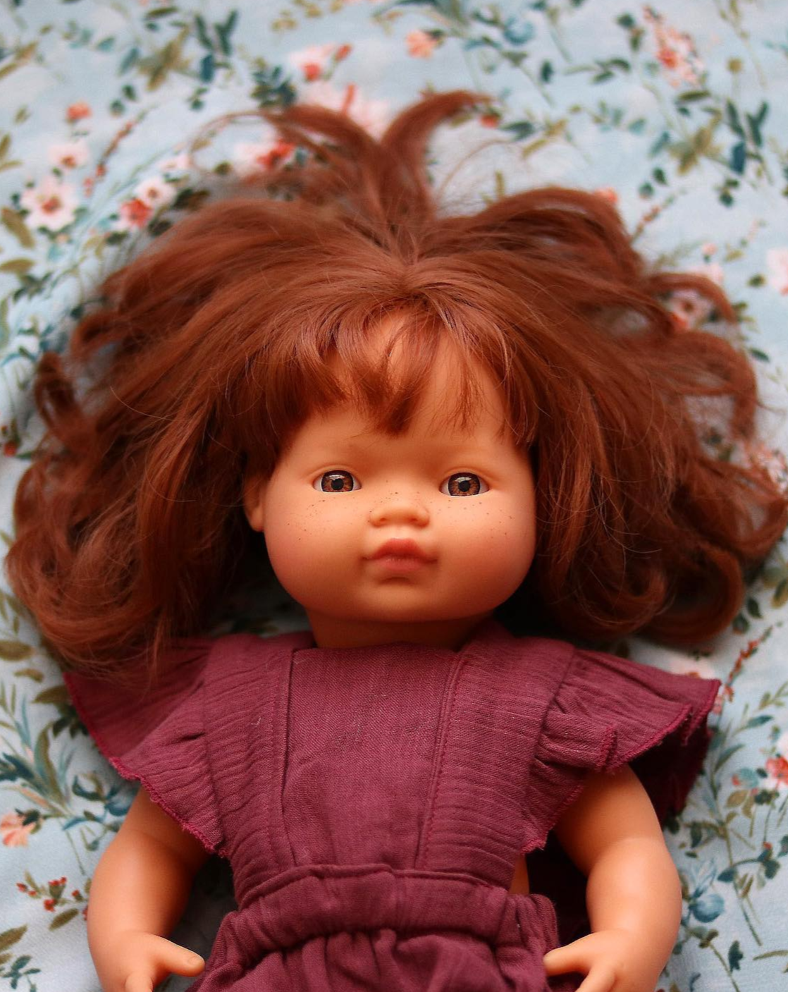 Red headed baby doll on sale