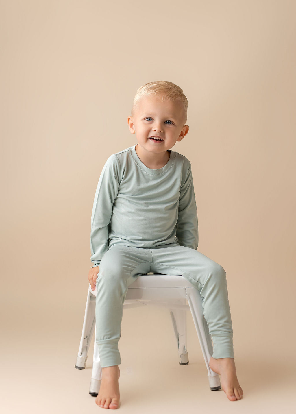 Seafoam Two Piece Set Baby & Toddler In my Jammers   