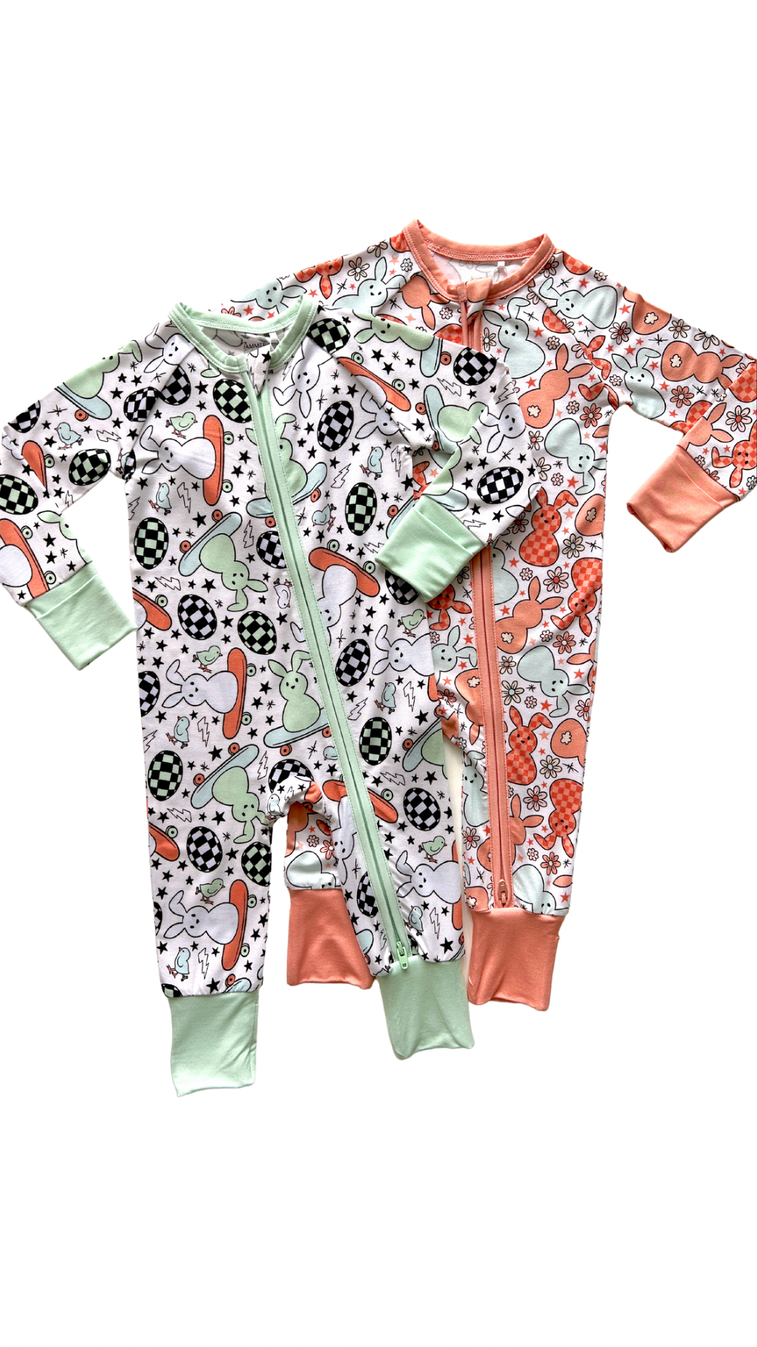 Eggstra Cute Zipper Romper Baby & Toddler In my Jammers   