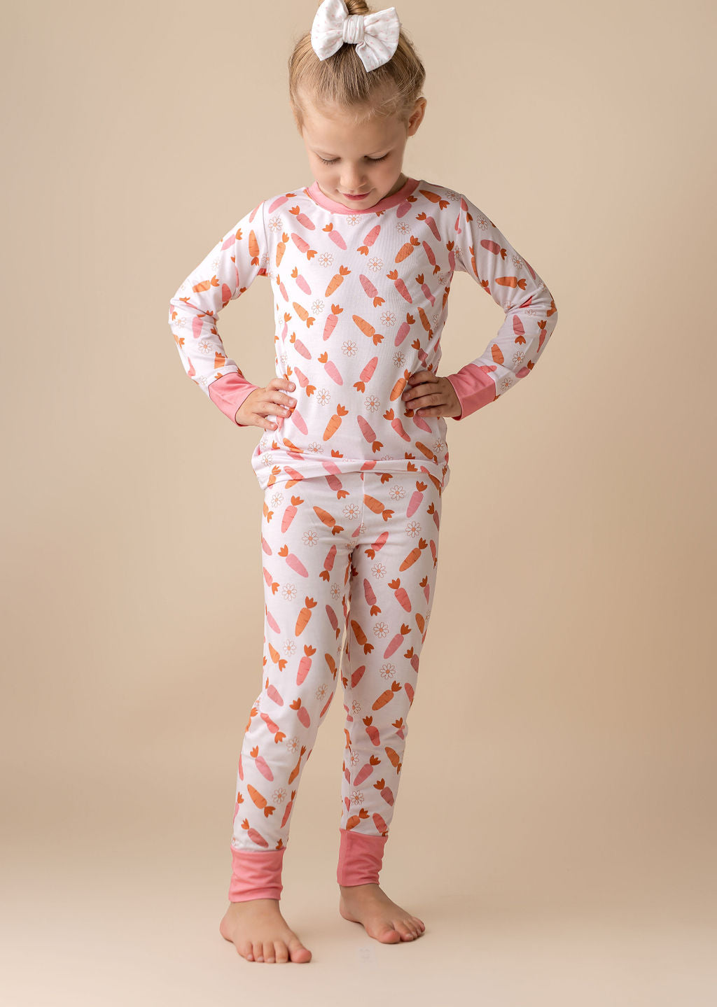 Pink Carrot Two Piece Set Baby & Toddler In my Jammers   