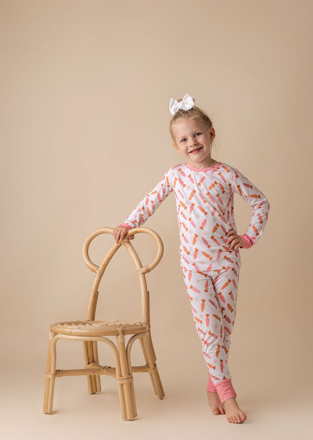 Pink Carrot Two Piece Set Baby & Toddler In my Jammers   