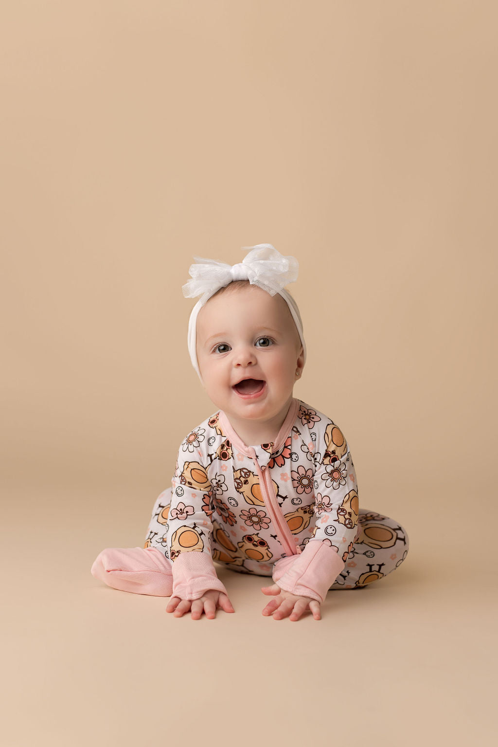 Groovy Chick Zipper Romper Baby & Toddler In my Jammers   