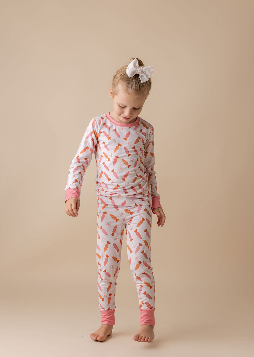 Pink Carrot Two Piece Set Baby & Toddler In my Jammers   