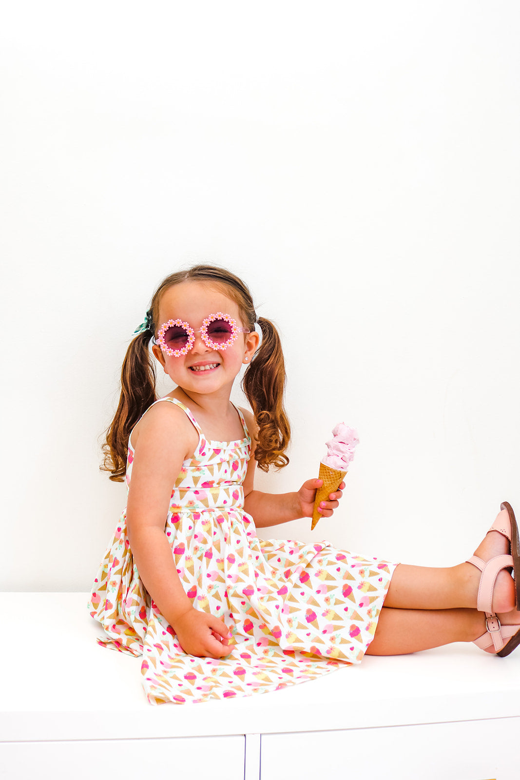 Camila Dress in Ice Cream Scoop  Ollie Jay   