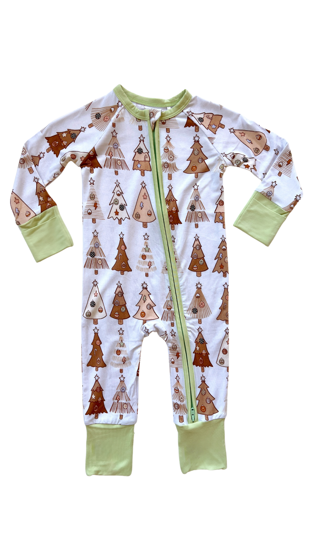 Retro Christmas Zipper Romper Baby & Toddler In my Jammers   