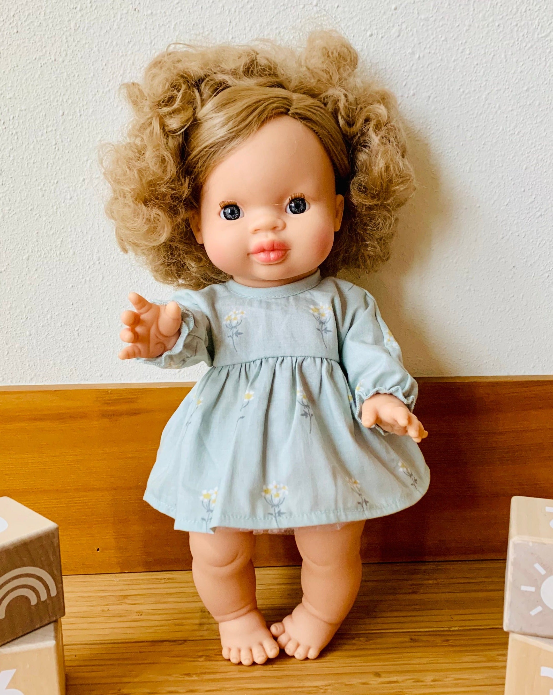 Daisy Floral Dress Doll Clothing Little Wonder & Co.   