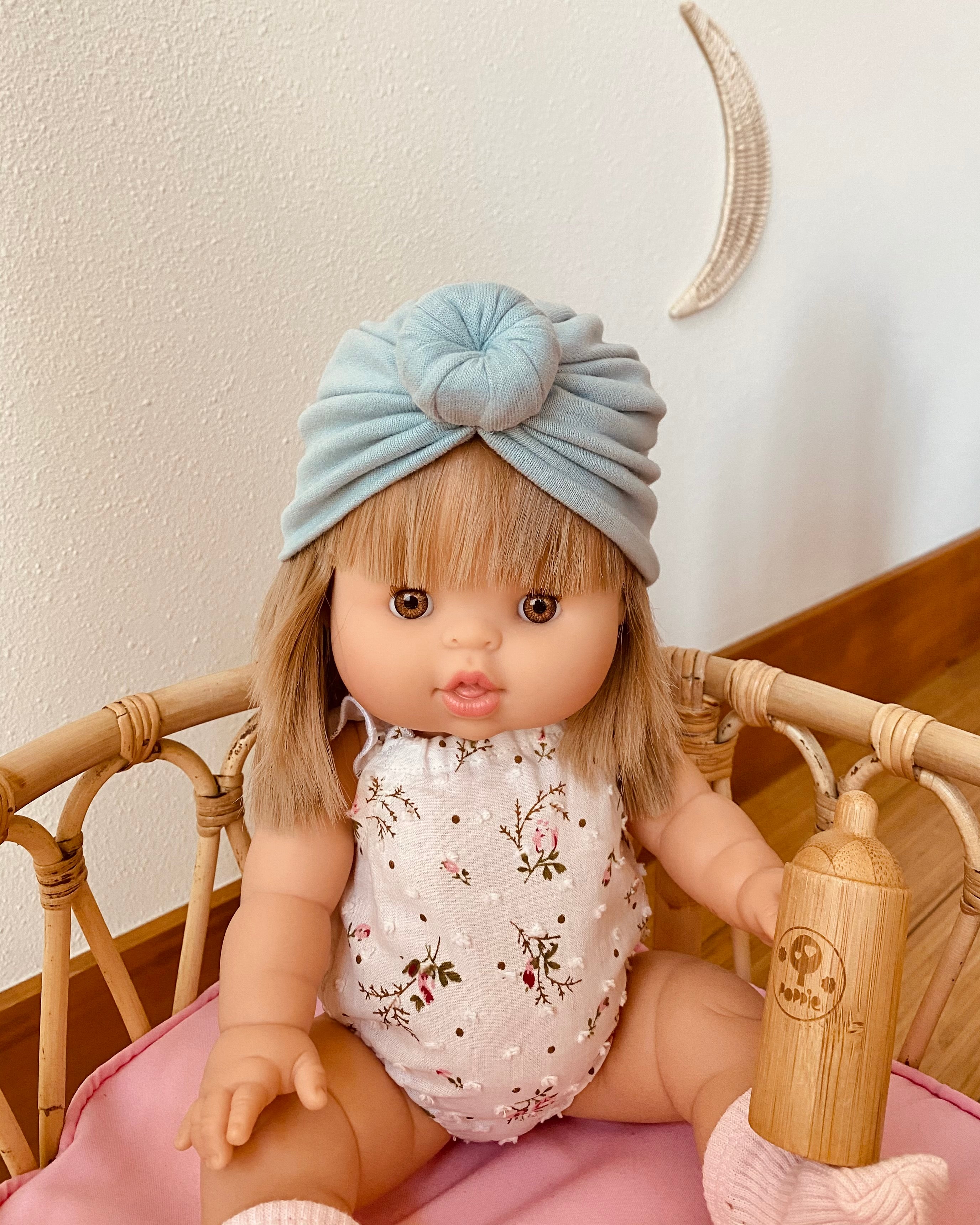 Doll Turbans Doll Clothing Little Wonder & Co. Mint  