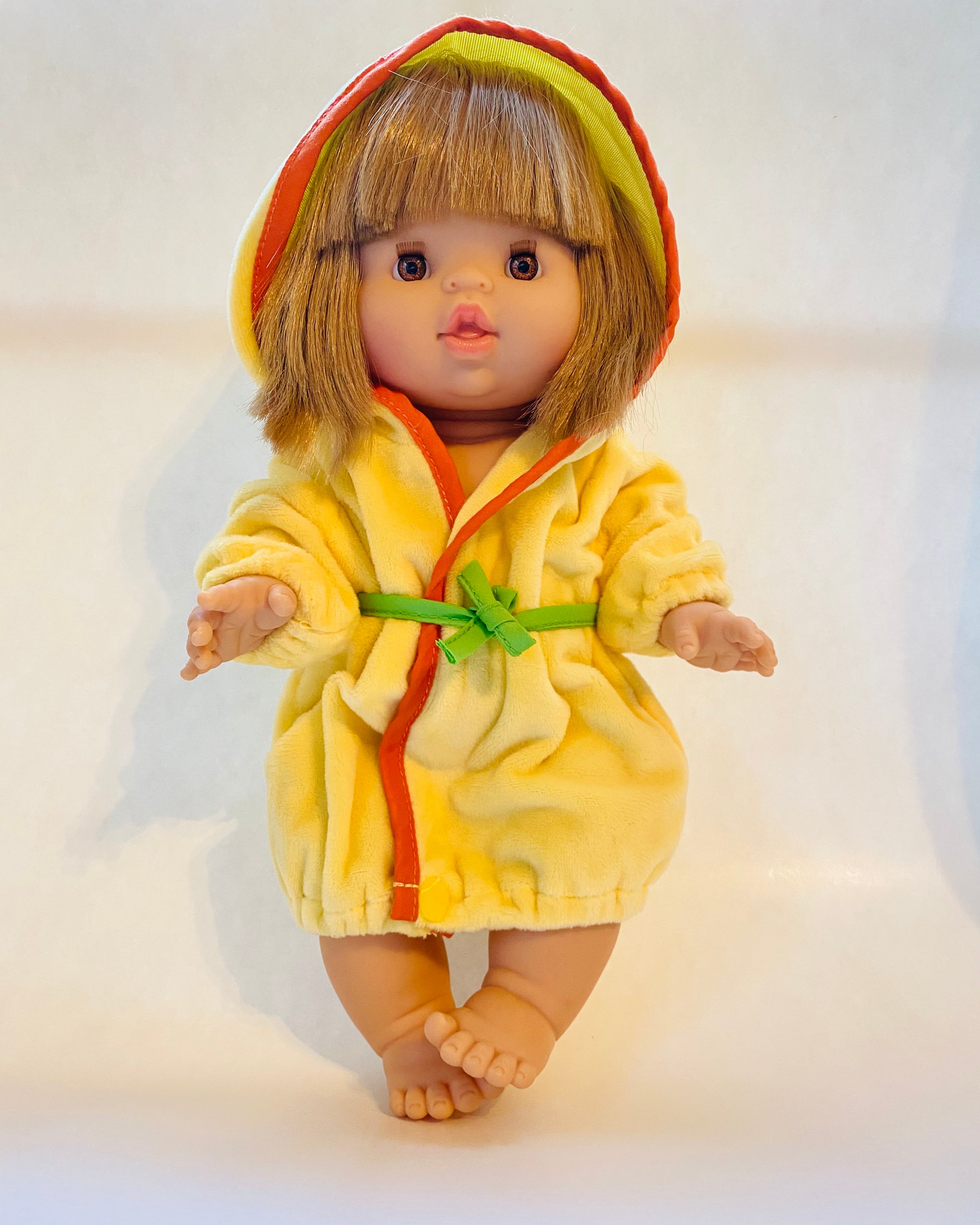 Doll Cozy Bathrobe Doll Clothing Miniland   