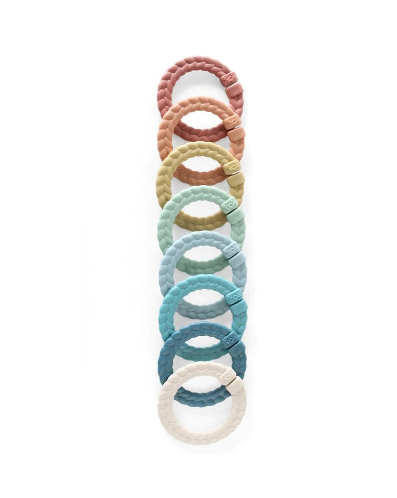 Bitzy Bespoke™ Ritzy Rings Linking Ring Teether Set