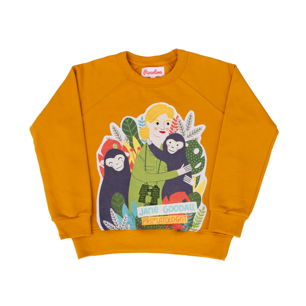 Jane Goodall Trailblazer Sweatshirt by Piccolina