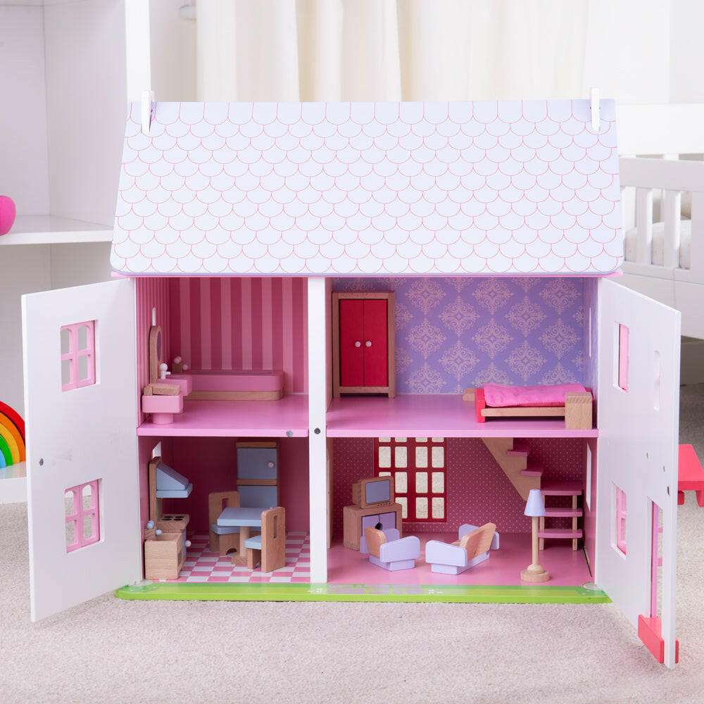 Heritage Playset Rose Cottage by Bigjigs Toys US  Bigjigs Toys US   