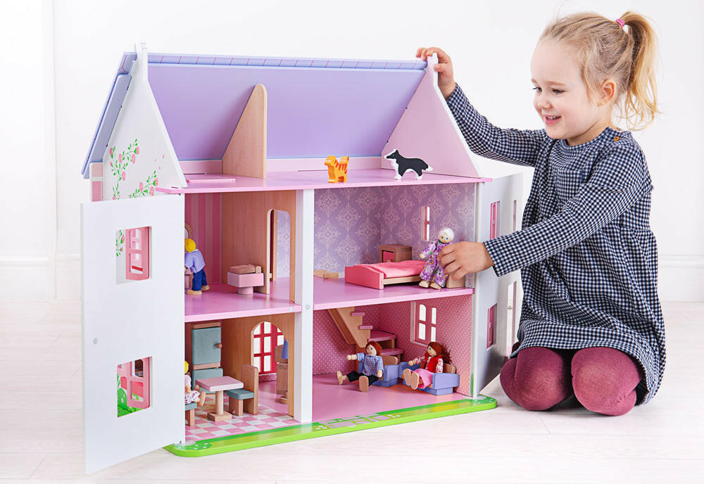 Heritage Playset Rose Cottage by Bigjigs Toys US  Bigjigs Toys US   