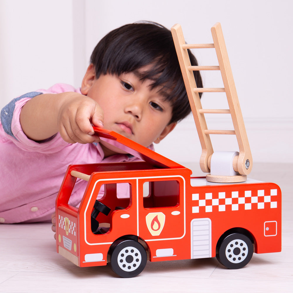 City Fire Engine by Bigjigs Toys US  Bigjigs Toys US   