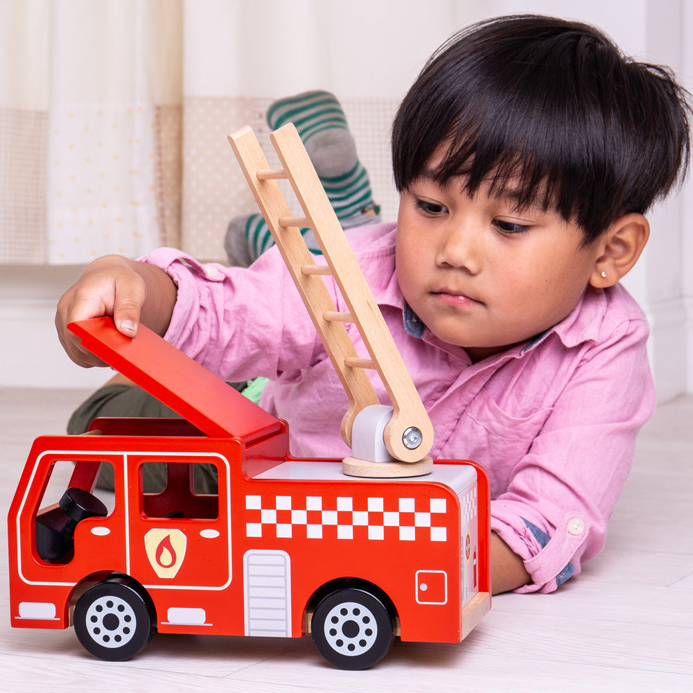 City Fire Engine by Bigjigs Toys US  Bigjigs Toys US   