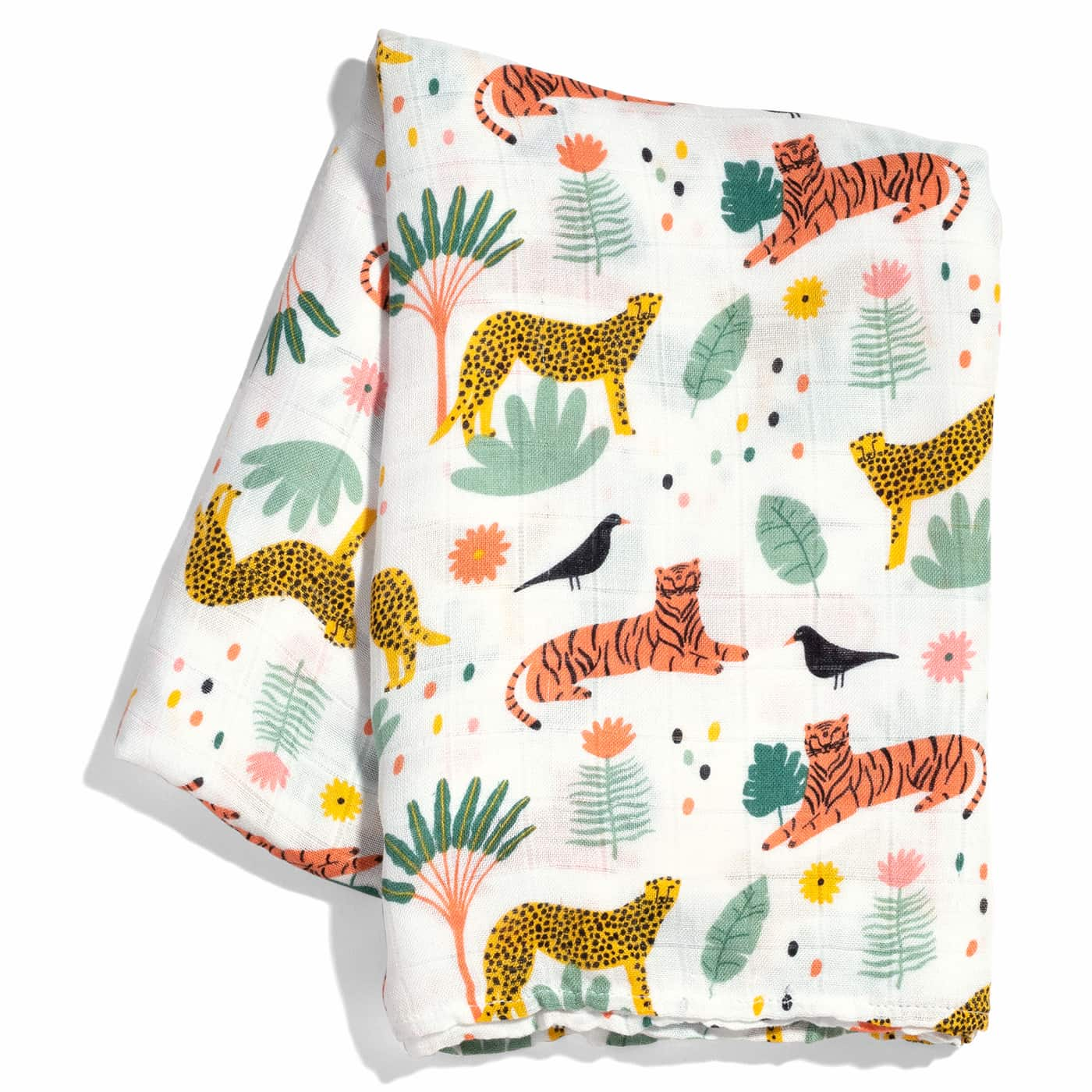 Crib sheet and Swaddle bundle - In The Jungle  Rookie Humans   