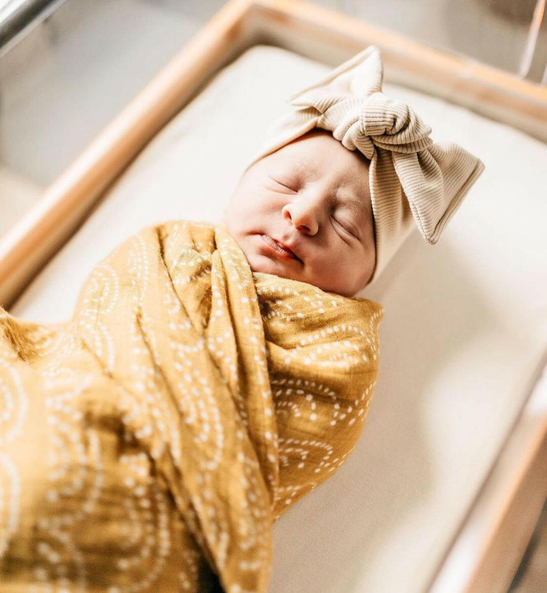 Organic Cotton + Bamboo Muslin Swaddle - Sunset Baby Essentials Kiin Baby   