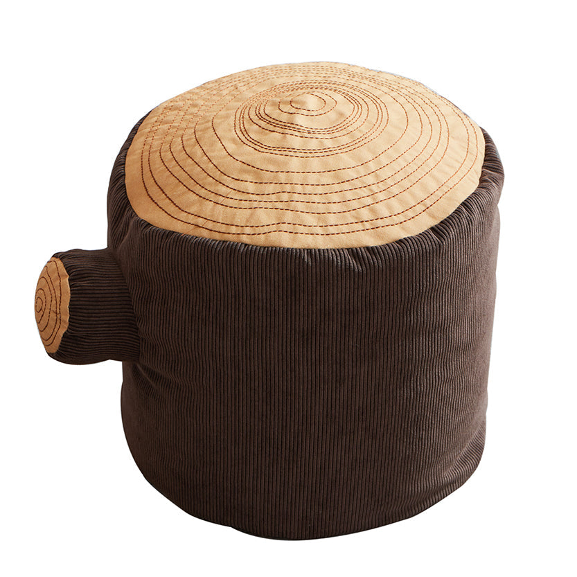 Tree Stump Pouf  Wonder and Wise   