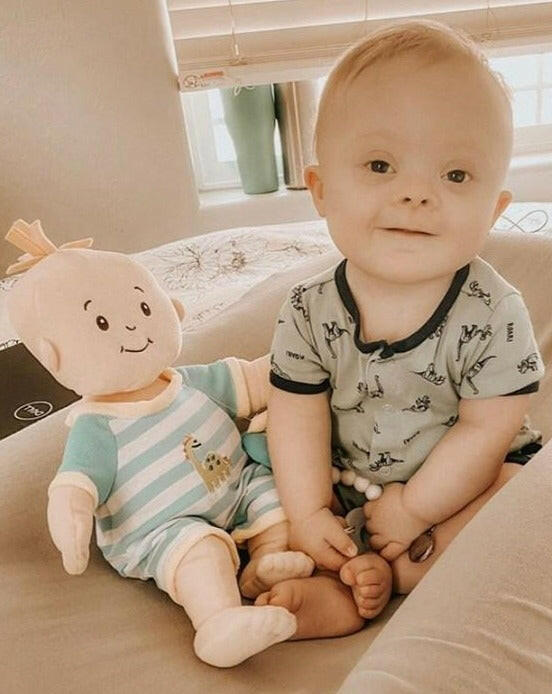 Baby Stella Peach Fella Doll with Yellow Hair 