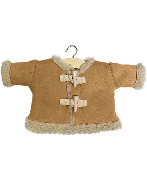 Suede coat “IVAN” Beige Doll Clothing Minikane   