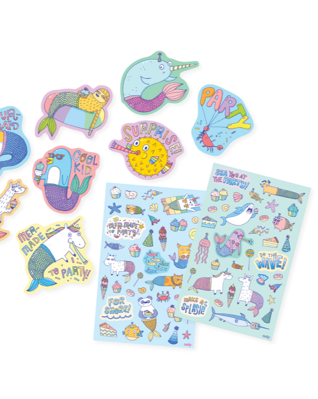 Scented Scratch Stickers - Mer-Made To Party