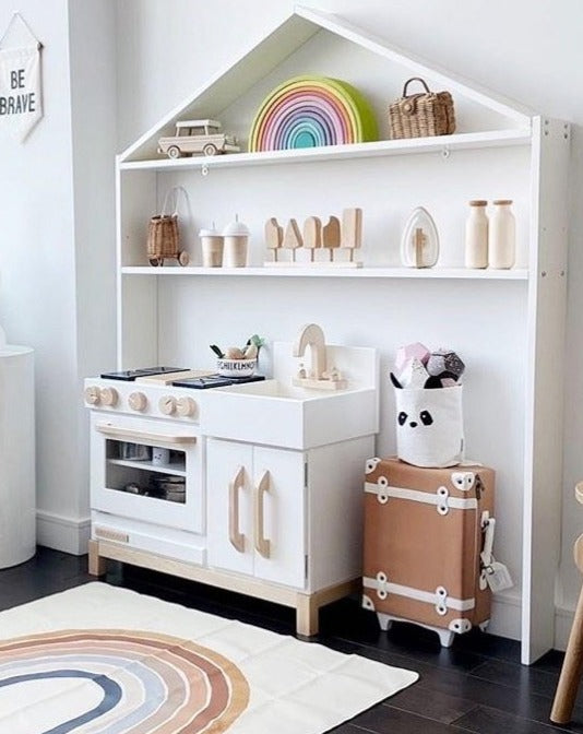 House Shelf - White | Milton & Goose Kids Pretend Play Toys