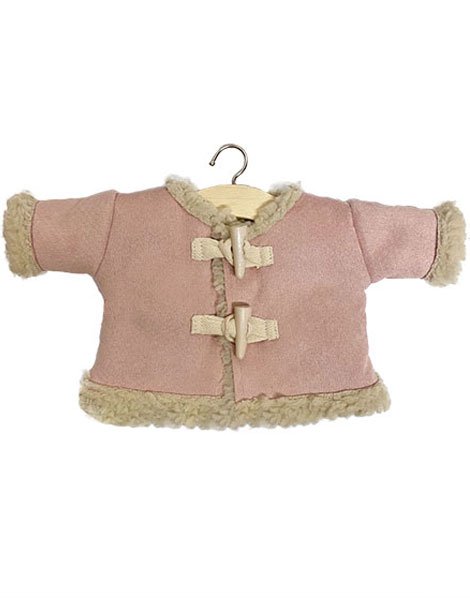 Blush Sherpa Doll Jacket Doll Clothing Minikane   