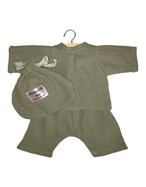 Mao cotton double gauze set - Olive Doll Clothing Minikane   