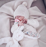 Princess Bunny Baby Security Blanket Faith - Cream