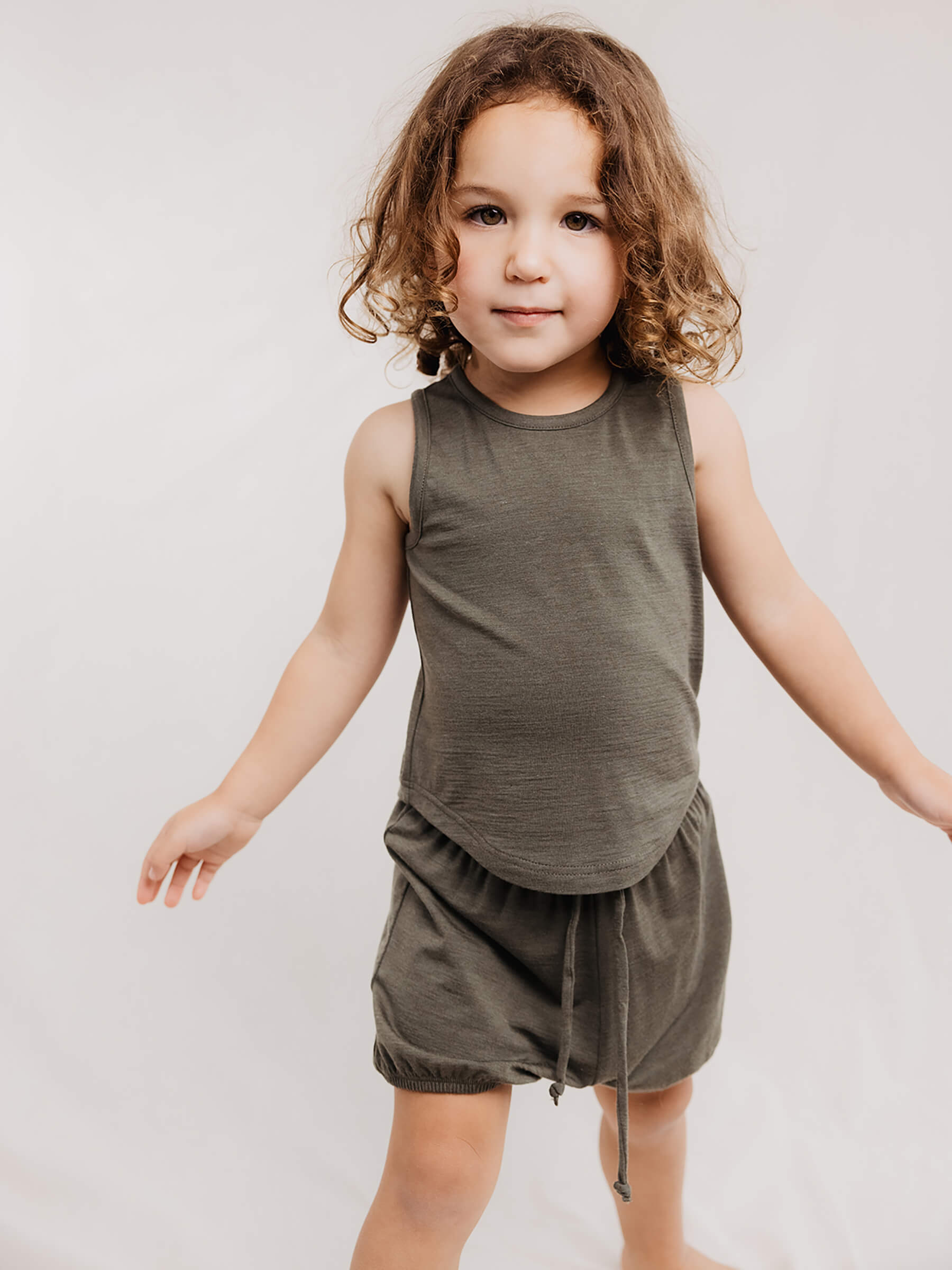 Child Climb Tank Lichen child tops Nui Organics   